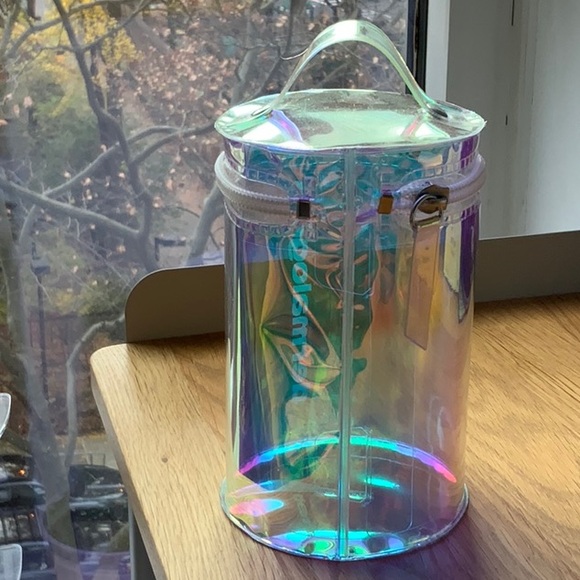 Rainbow prism Cylindrical Dermalogica travel case - Picture 2 of 2